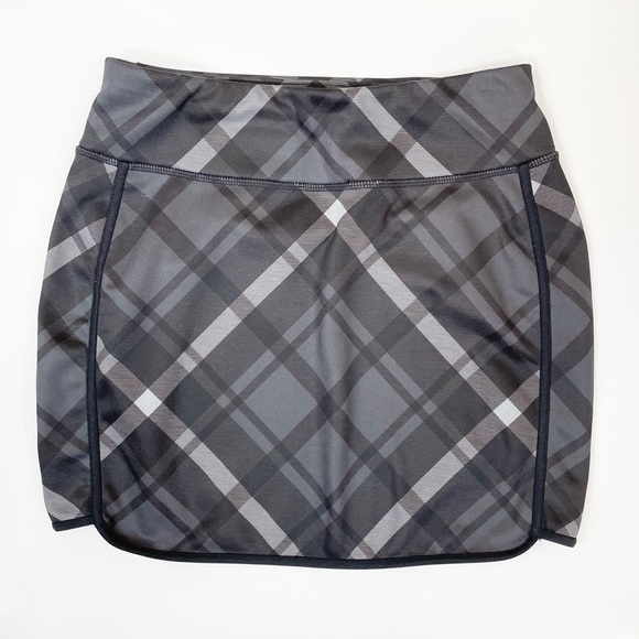 Athleta Plaid Tech Stretch Wander Skirt - Picture 2 of 8